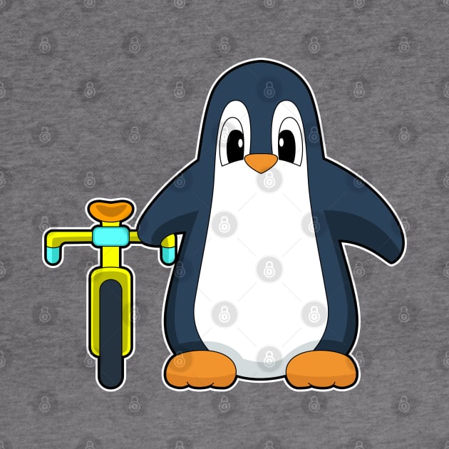 Penguin Bicycle by Markus Schnabel